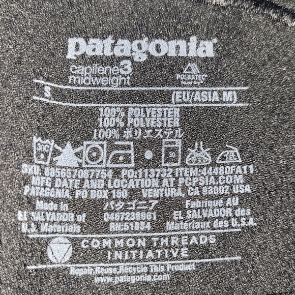 Patagonia Capilene 3 Midweight Baselayer Pants Size S - Picture 9 of 12